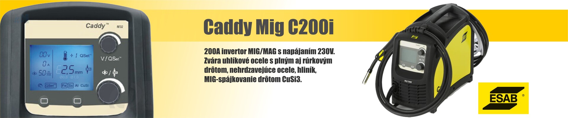 Esab CaddyMig C200i