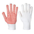 Rukavice Polka Dot Heavyweight White/Red Portwest A112