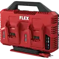 Flex dvojitá rýchlonabíjačka CA SP 2x 12/18