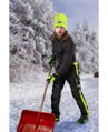 Nohavice s náprsenkou Ardon NEON WINTER čierno-žlté