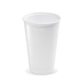 Plastový pohár na pivo 500 ml biely (50 ks)