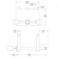Bočný zverák BuildPro Side Vise SBV604 pre mobilné pracovné stojany