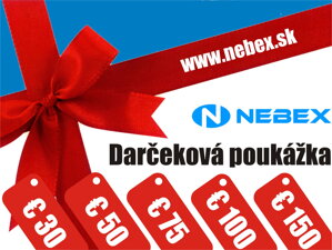 Darčekové poukážky NEBEX s.r.o.