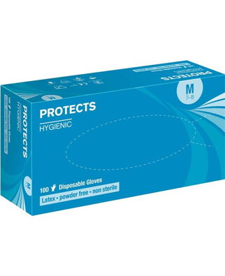 Rukavice Ardon PROTECTS HYGIENIC LATEX NEPUDR 100KS