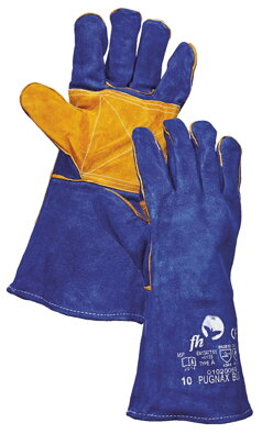 Zváračské rukavice Cerva PUGNAX BLUE