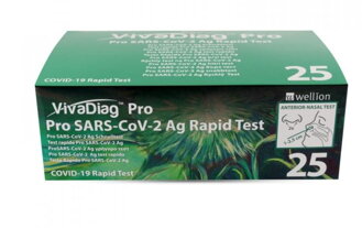  Wellion VivaDiag Pro SARS-CoV-2 Ag Rapid Test /25ks/