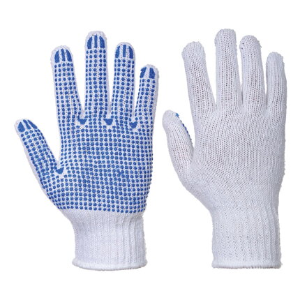 Klasické rukavice Polka Dot White/Blue Portwest A111