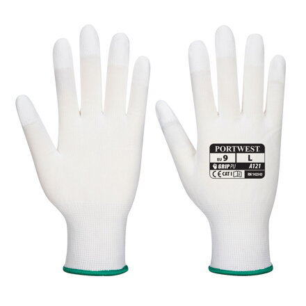 Rukavice PU Fingertip White Portwest A121