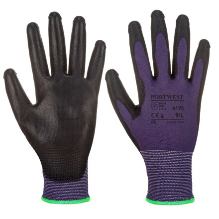 Rukavice PU - dotykové Purple/Black Portwest A195