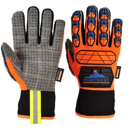 Rukavice Aqua-Seal Pro Orange/Blue Portwest A726