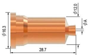 Dýza Parker 2,2mm drážkovacia