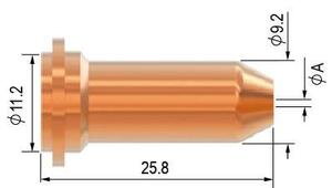 Dýza Parker 0,65mm dlhá