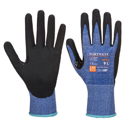 Dexti Cut Ultra rukavice Modrá/Čierna Portwest AP52