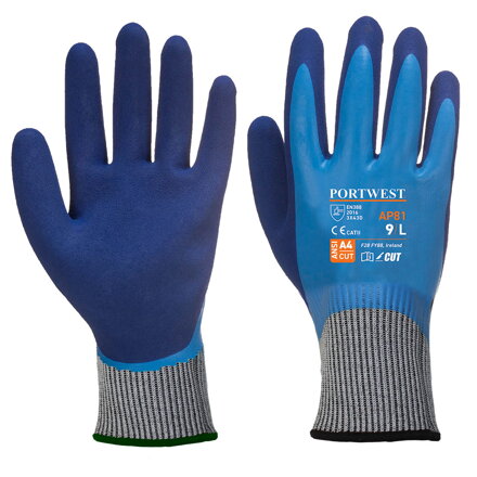 Liquid Pro HR Cut rukavice Modrá Portwest AP81