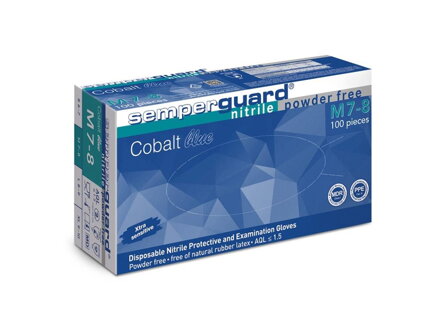 Jednorázové rukavice Ardon SEMPERGUARD® Cobalt - nepudrované - tmavo modré (100 ks)