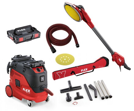 Flex GE 6 R-EC + bezpečnostný vysávač Flex VCE 33 L AC s príslušenstvom