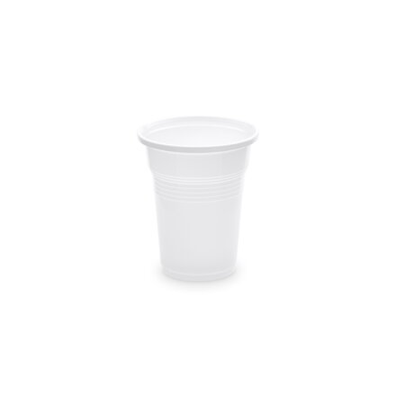 Plastový pohár na alkohol 100 ml biely (100 ks)