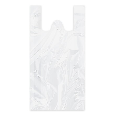 Taška extra-silná 30+20 × 60 cm 15 kg biela (50 ks)