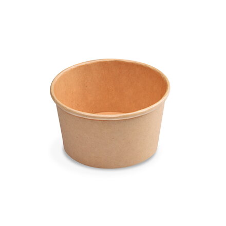 Papierová miska okrúhla 350 ml kraft 115 mm (50 ks)