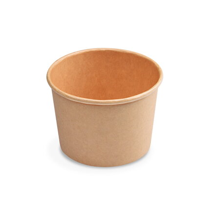 Papierová miska okrúhla 500 ml kraft 115 mm (50 ks)