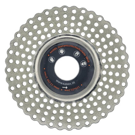 Diamantový brúsny kotúč Kaindl na wolframové elektródy  Ø 115 x 22,2mm zrnitosť (D151) 