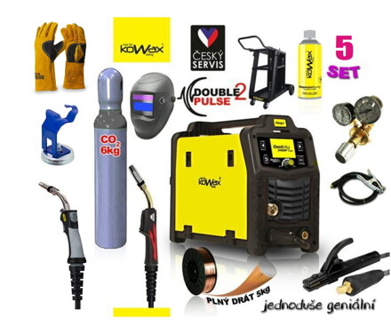KOWAX® GeniMig®240DP LCD, MIG/MAG/LiftTIG Set 5