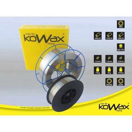 Zvárací drôt MIG KOWAX 308LSi nerez 5kg 