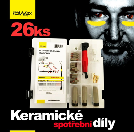 Sada spotrebných dielov Kowax horák MIG 240A
