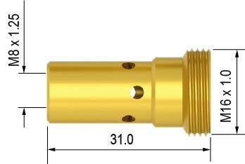 Medzikus Parker M8 31mm mosadz MB501