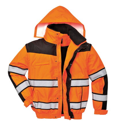 Bomber bunda 3v1 Portwest Hi-Vis REFLEX CLASSIC C466