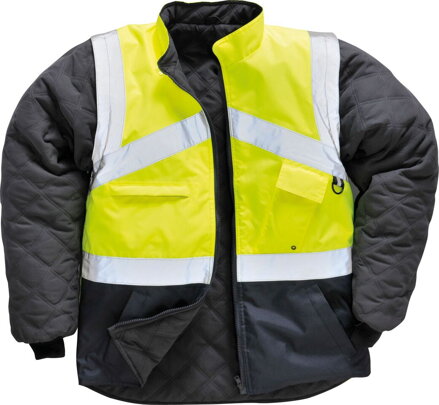 Obojstranná vetrovka Portwest Hi- Vis 2 Tone S769 žltá