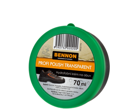 Krém na topánky BNN PROFI POLISH TRANSPARENT 70 ml