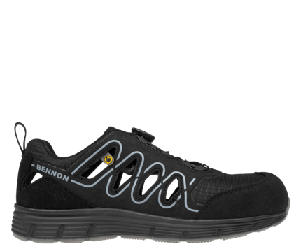 Obuv BNN REBEL S1P ESD Grey Low