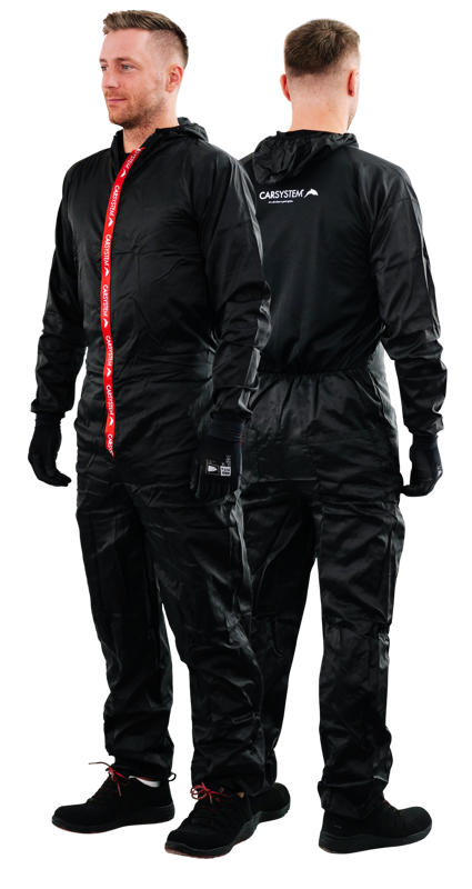 Jednorázový overal Car System čierny