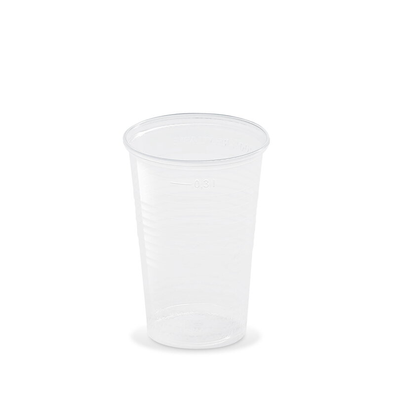 Plastový pohár na nápoje 300 ml číry (100 ks)