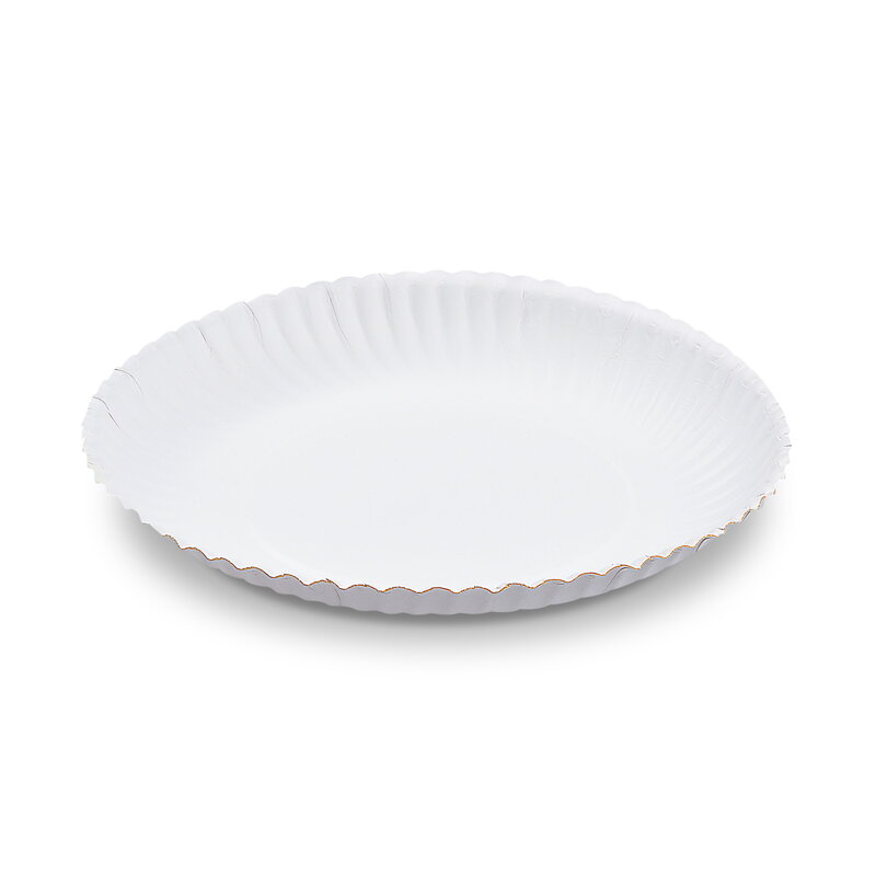 Papierový tanier hlboký 22 cm biely (50 ks)