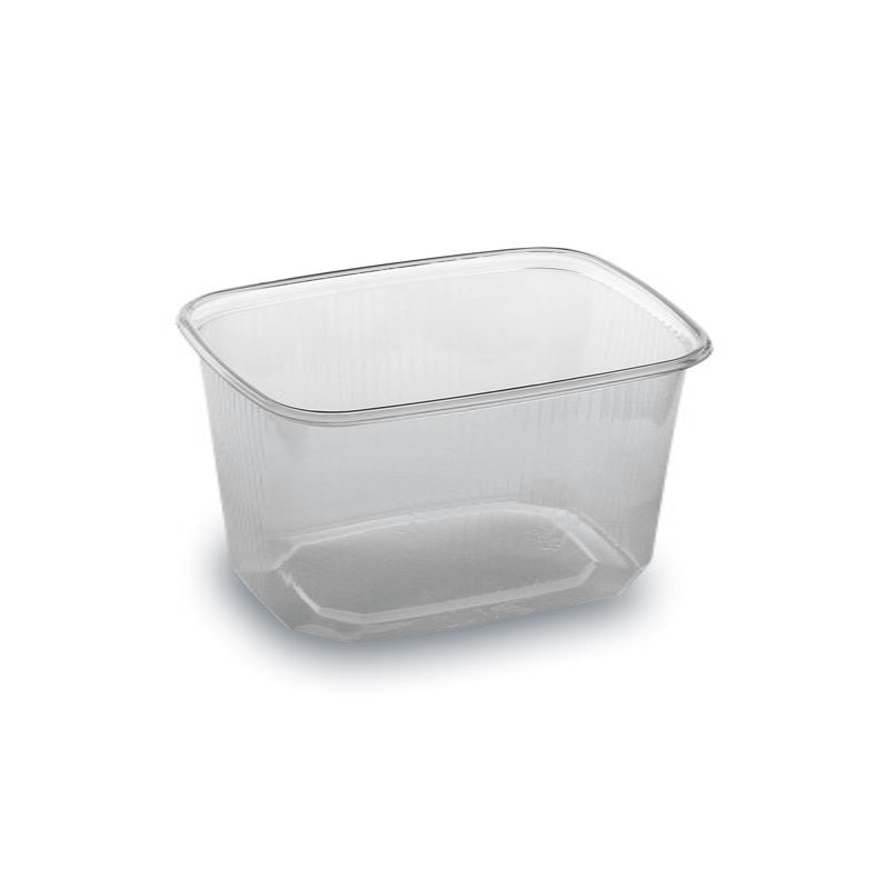 Miska PP hranatá priehľadná 108 × 81 mm 300 ml (100 ks)