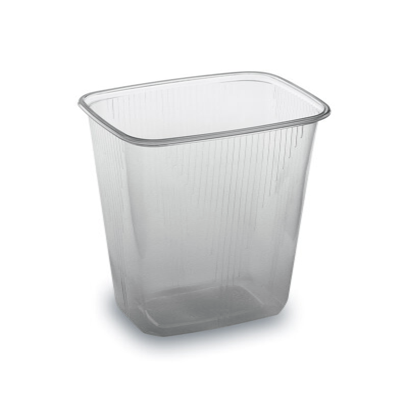 Miska PP hranatá priehľadná 108 × 81 mm 500 ml (100 ks)