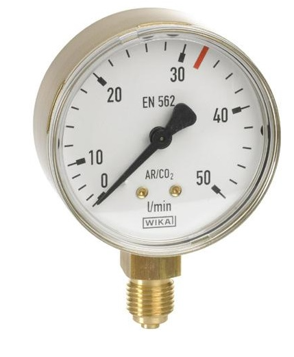 Manometer Messer 16l/min, Argón/CO2, G1/4"