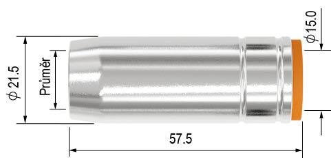 Hubica Parker NW12 ostro kónická MB25