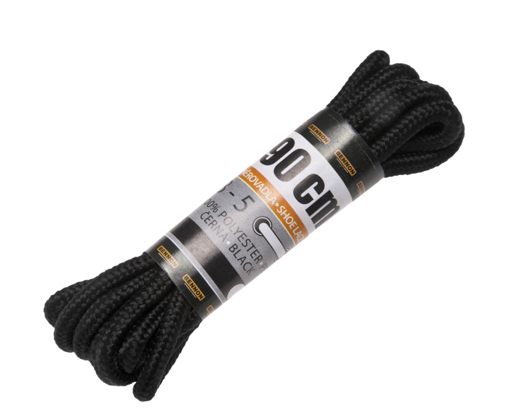 Šnúrky do topánok BNN LACES Black Box 90 cm Šnúrky do topánok BNN LACES Black Box 90 cm