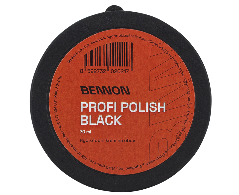 Krém na topánky BNN PROFI POLISH BLACK 70 ml Krém na topánky BNN PROFI POLISH BLACK 70 ml