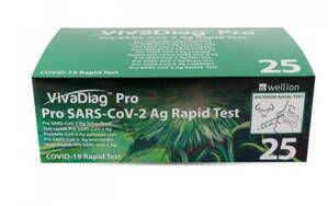  Wellion VivaDiag Pro SARS-CoV-2 Ag Rapid Test /25ks/
