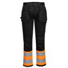 CD858 WX2 Eco Hi-Vis triedy 1 kapsáčové nohavice