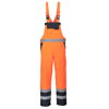 S489 Reflexné nohavice na traky Hi-Vis- zateplené