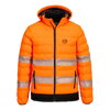 S548 Ultrazvuková vyhrievaná tunelová bunda Hi-Vis