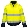 Hi-Vis 2-v-1 bunda Essential Lite Bomber