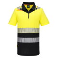 DX435 DX4 Hi-Vis Zip Class 1 Polo tričko S/S