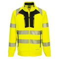 DX477 DX4 Hi-Vis mikina so zipsom