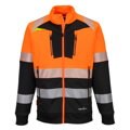 DX490 Mikina so zipsom a lievikovým krkom DX4 Hi-Vis Class 1